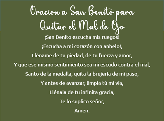 Oración a San Benito, esbiblia